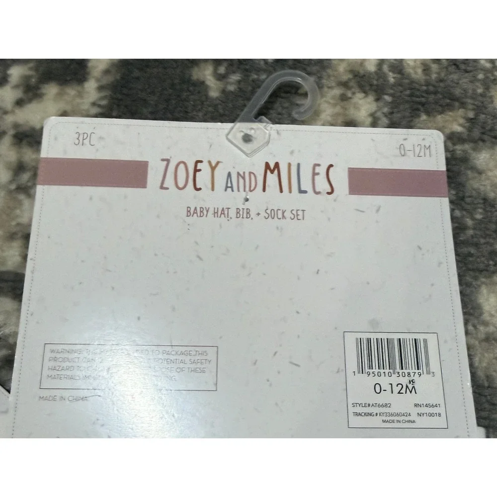 Zoey & Miles Unisex Baby Ghost Theme Halloween Set (NWT) 0-12 Months )